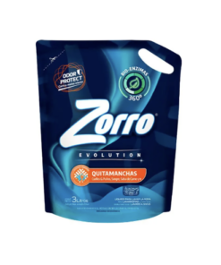 ZORRO JABON LIQUIDO x 3 L EVOLUTION (AZUL)