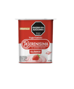 La Serenisima YOGUR BATIDO 2x120 FRUTILLA