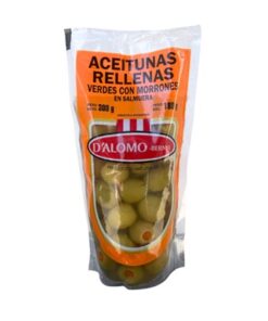 D'ALOMO D/P ACEITUNAS RELLENAS x 300 GRS