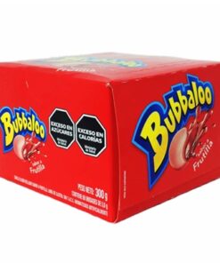 BUBBALOO CHICLE FRUTILLA x 60u