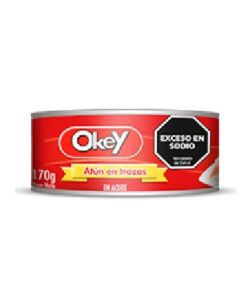 OKEY ATUN TROZO ACEITE x 170g
