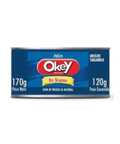 OKEY ATUN TROZO NATURAL x 170g