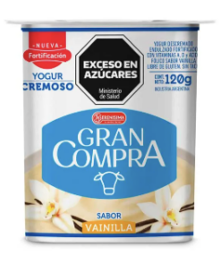 GRAN COMPRA YOGUR BATIDO 2x120g VAINILLA
