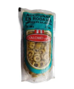 D'ALOMO D/P ACEITUNAS RODAJA x 300 GRS