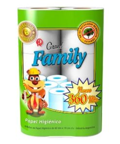 GRAND FAMILY PAPEL HIGIENICO 6 x 60 m.