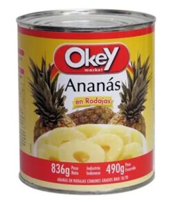 OKEY ANANA x 836g RODAJAS