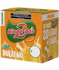 RINDE 2 JUGO DURAZNO x 10 u.