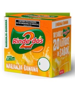 RINDE 2 JUGO NARANJA/BANANA x 10 u.