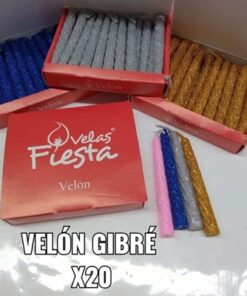 VELONES CON GIBRE x 20