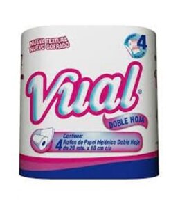 VUAL PAPEL DOBLE HOJA 4 x 20 m.
