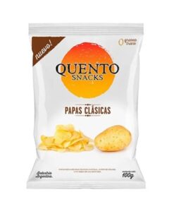 QUENTO PAPAS x 92 GRS CLASICAS (PAQUETE BLANCO)