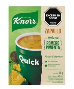 KNORR SOPA QUICK ZAPALLO
