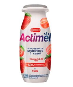 ACTIMEL BOTELLITA x 100 GRS FRUTILLA