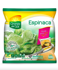 Espinaca Congelada GRANJA DEL SOL x 500grs