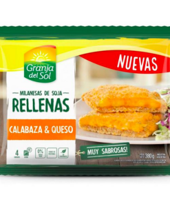 Milanesa de Soja rellena Calabaza y Queso GRANJA DEL SOL x 380 (4u)