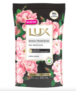 Jabon Liquido LUX Rosas D/P 220ml