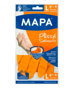 MAPA GUANTES PLISSE SATINADO TAMAÑO “L” (8 1/2 - 9)