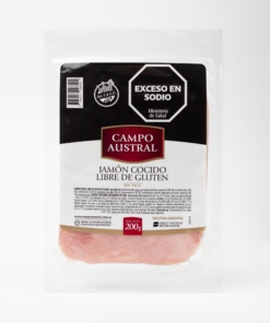 CAMPO AUSTRAL JAMON COCIDO FETEADO X 150GRS