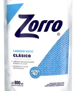 ZORRO JABÓN LÍQUIDO X 800 ml ( CLÁSICO)