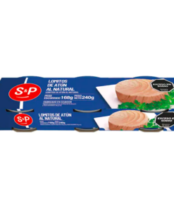 S&P LOMITOS DE ATUN AL NATURAL 3 x 80grs
