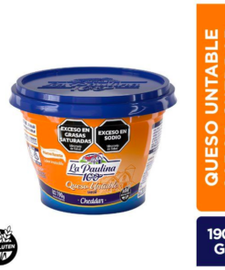 LA PAULINA QUESO UNTABLE x 190 GRS CHEDDAR