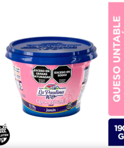 LA PAULINA QUESO UNTABLE x 190 GRS JAMON
