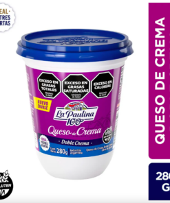 LA PAULINA QUESO CREMA x 280 Grs  DOBLE CREMA